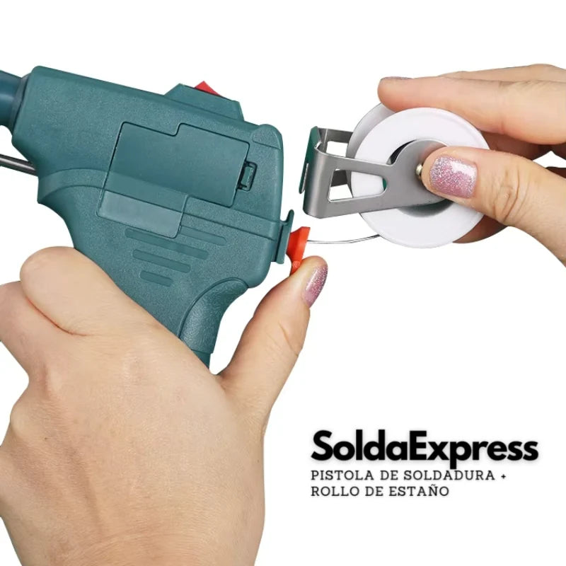 Pistola De Soldar Mas Rollo De Estaño