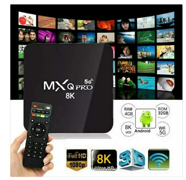 📺 TV BOX ANDROID MXQ PRO 4K SMART ANDRIOI TV TU ENTRETENIMIENTO SIN LIMITES