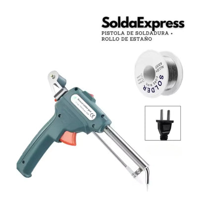Pistola De Soldar Mas Rollo De Estaño