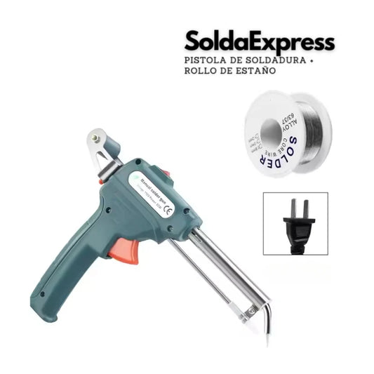 Pistola De Soldar Mas Rollo De Estaño