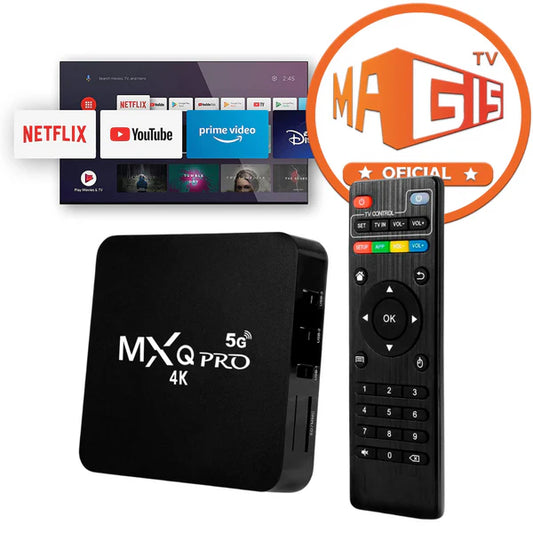📺 TV BOX ANDROID MXQ PRO 4K SMART ANDRIOI TV TU ENTRETENIMIENTO SIN LIMITES