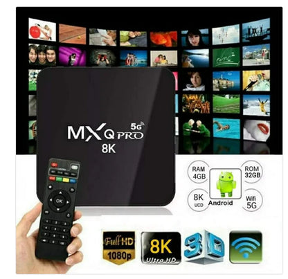 📺 TV BOX ANDROID MXQ PRO 4K SMART ANDRIOI TV TU ENTRETENIMIENTO SIN LIMITES